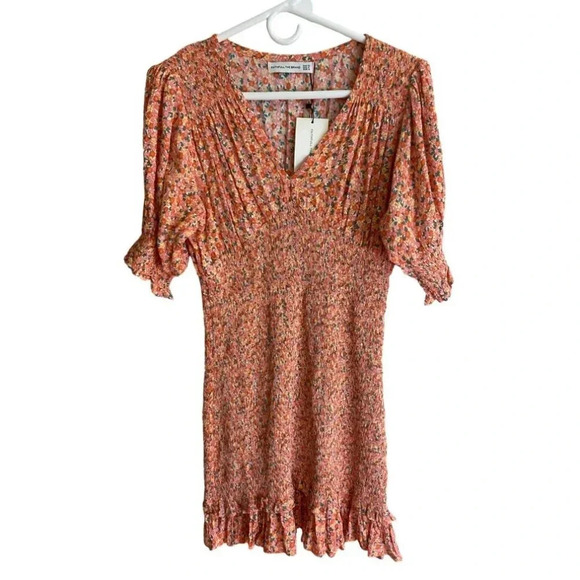 Faithfull The Brand NWT Margherita Mini Dress Sold out on Revolve Size US 6 - Picture 2 of 13